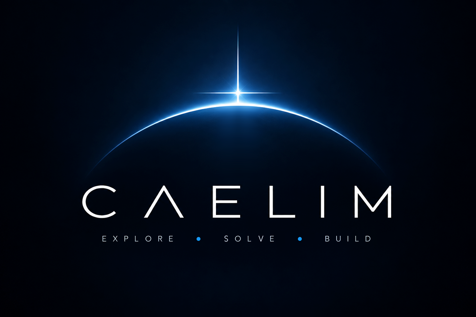 Caelim. Explore, Solve, Build.